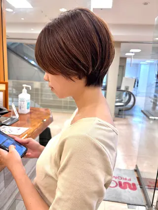 ショート 藤森 大のヘアスタイル