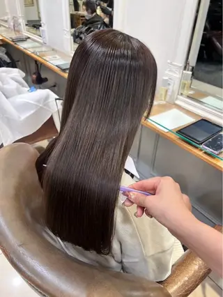 ロング パーマ 🎀縮毛矯正✨ Honoka🎀のヘアスタイル