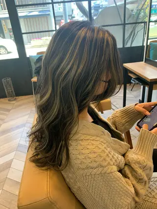 ロング カラー est hair Ameri 松戸西口店所属・est  店長 ✂︎高橋✂︎のヘアスタイル