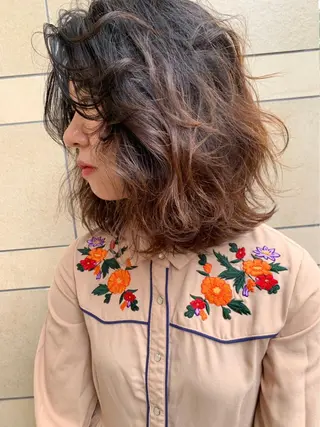 ミディアム メンズ縮毛矯正 ニュアンスパーマのその他イメージ