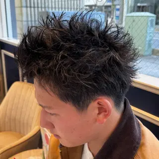 ショート メンズ 吉田 新平のヘアスタイル