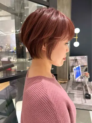 ショート カラー Defi  梅田所属・Defi梅田 岡 宗杜のヘアスタイル