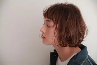 ミディアム パーマ レイヤー,ボブ / 彩未のヘアスタイル
