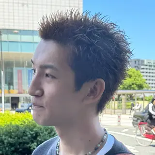 ショート パーマ メンズ 金山駅前メンズパーマ 特化 COUNTERのヘアスタイル