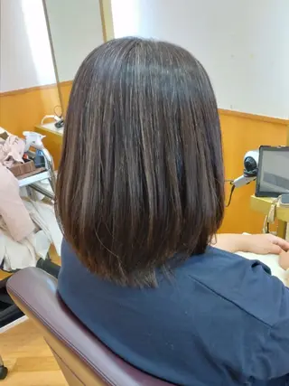 ミディアム 仮屋 敬介のヘアスタイル