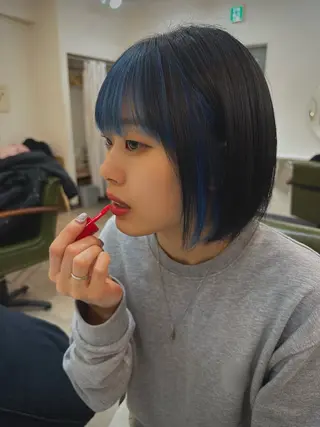 ショート カラー KAKERU/ボブ/ ショート/パーマ🌱のヘアスタイル