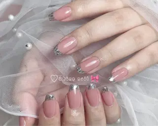 ネイル 〜Shine Nail〜【サイナネイル】パラジェル／ 長さだし／持ち込み／ワンホン／フィルイン所属・サイナ🎀 長さだし&デザインのネイルデザイン
