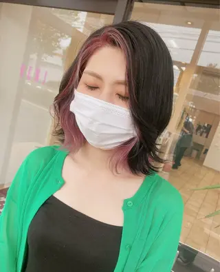 ミディアム 🇰🇷韓国風顔周り NANAMI🇰🇷のヘアスタイル