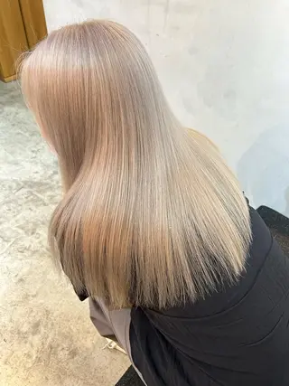 ロング カラー 🧸艶々韓国ヘア 🧁mizunaのヘアスタイル