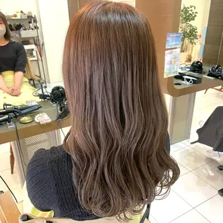 セミロング カラー 透明感カラー/ 寺田千雅子のヘアスタイル