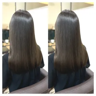 セミロング カラー 村山 茉衣のヘアスタイル