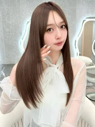 セミロング 🩵縮毛矯正 /🫧harukaのヘアスタイル