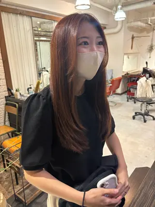 ロング hair&make FORS所属・宇留間 涼香のヘアスタイル