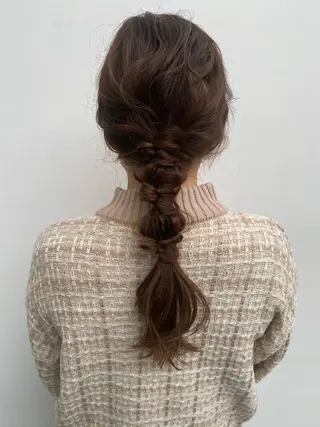 ヘアアレンジ 縮毛矯正/ネイル 🌻ひまわり🌻のヘアスタイル