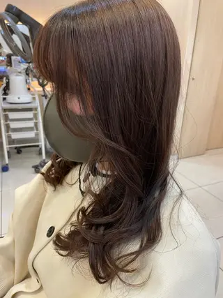 セミロング カラー パーマ リリー /Men's/パーマのヘアスタイル