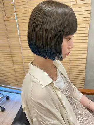 ショート カラー トレンド透明感カラー ☘️大貫 昂涼🐹のヘアスタイル