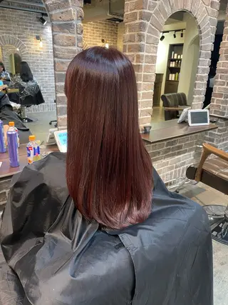 ロング カラー ACROあべの店所属・艶カラー/インナー /グラデ/大西小百合のヘアスタイル