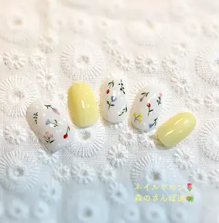 ネイル 森のさんぽ道所属・ショートネイル 森のさんぽ道のネイルデザイン