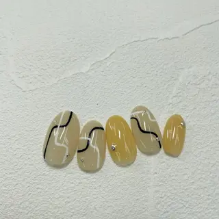 ネイル ⭐︎休業中の練習⭐︎ JNA認定講師髙橋のネイルデザイン