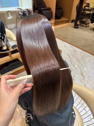 ロング ♡うる艶透明感カラー /にしじまくるみ♡のヘアスタイル