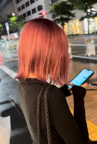 カラー 似合わせカット・透明 感カラー👑縮毛矯正のヘアスタイル