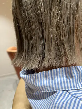 ミディアム 大河原 美優のヘアスタイル