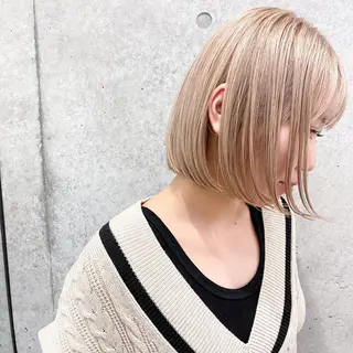 ショート カラー トレンドボブ /ミリヤのヘアスタイル