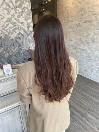 ロング カラー 🎀柔らか暖色カラ ー💕sayakaのヘアスタイル