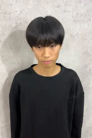 ショート カラー パーマ メンズ 森下 佑大のヘアスタイル