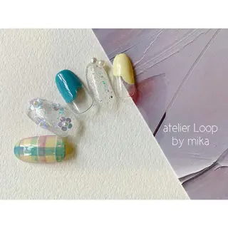 ネイル atelierLoopbyshiho所属・atelier Loop♪MIKAのネイルデザイン