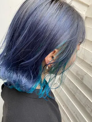 ミディアム カラー 指名支持率NO.1 スタイリストのヘアスタイル