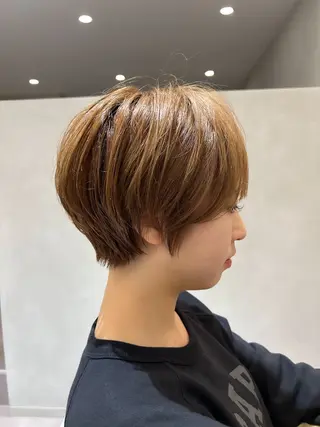 ショート カラー lmu by if所属・久保 亮太のヘアスタイル