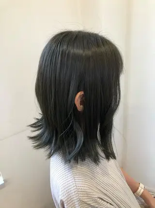ミディアム カラー 福岡 舞のヘアスタイル