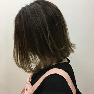 ショート ケリーズグリーン所属・ボブ/艶ハイトーン 森田/嵩士のヘアスタイル