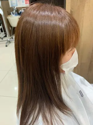 ロング カラー 美髪×縮毛矯正 水上真由美😘のヘアスタイル