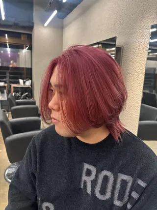 カラー 栄ハイトーンメンズ yoshiのヘアスタイル