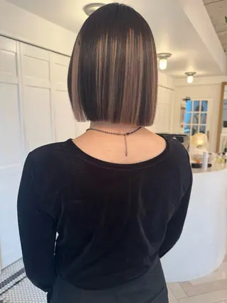 カラー ブリーチカラー🎀 寺門美優のヘアスタイル
