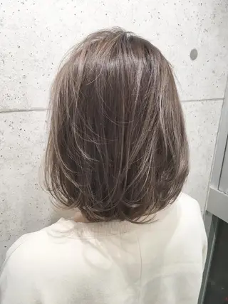 ミディアム LITTY所属・レイヤー/髪質改善 /山永圭介のヘアスタイル
