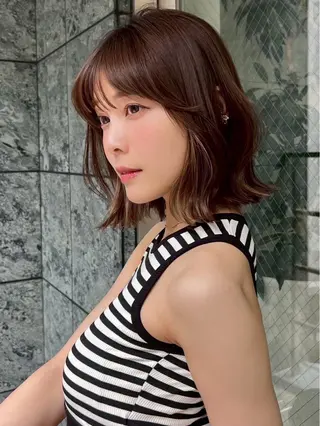 ミディアム 🎀 透明感カラー / 錦糸町のヘアスタイル