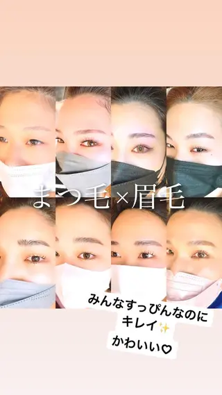 メンズ マツエク・マツパ アイブロウ アイラッシュサロン CoCoのマツエク・マツパデザイン