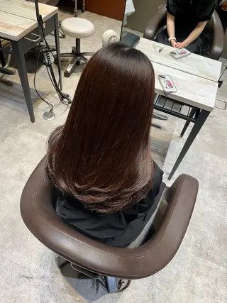 セミロング 北川 梨乃のヘアスタイル