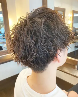 パーマ メンズ メンズサロン アソビ元町のヘアスタイル