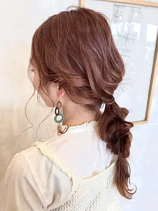 ヘアアレンジ 三村 桜生のヘアスタイル