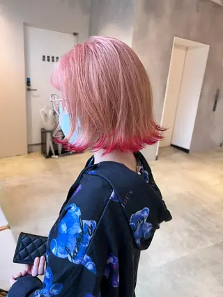 ショート カラー レイヤーカット 古川洋之のヘアスタイル