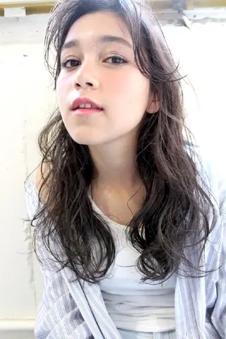 ロング カラー パーマ Mira 代表 SEKIのヘアスタイル