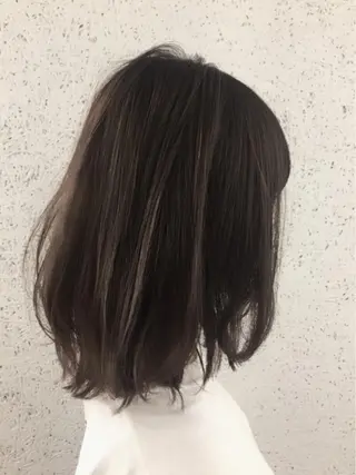 ミディアム カラー パーマ ヘアアレンジ ✨ハイクオリティ✨ 山本香也のヘアスタイル