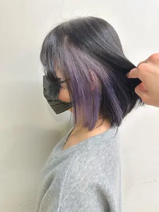 ミディアム カラー 🪄池袋ハイトーン 🪄ブリーチカラーのヘアスタイル