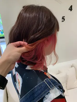 ショート カラー 松吉 純平のヘアスタイル