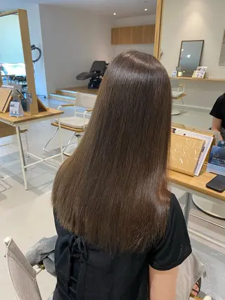 ロング カラー yate'/ Wカラー/小出捷也のヘアスタイル