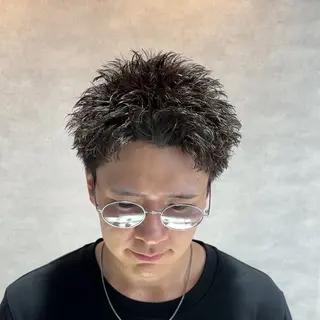 ショート パーマ指名率No1 メンズ特化ケイトのヘアスタイル